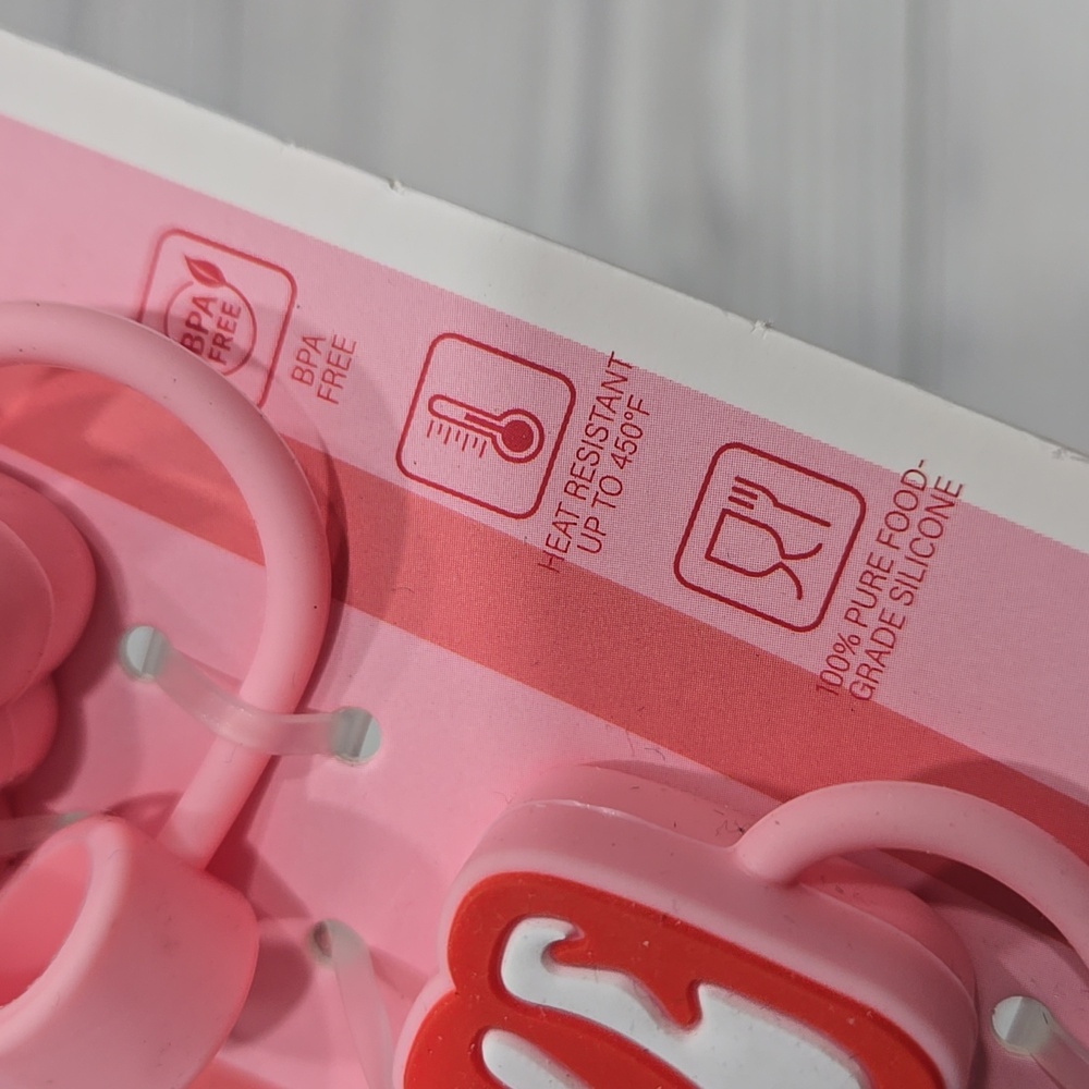 CWC Love And Heart Straw Toppers - Picture 3 of 4